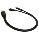 USB 2.0 1 Drag 2 MICRO-USB Type C Multi Charging Cable