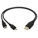 USB 2.0 1 Drag 2 MICRO-USB Type C Multi Charging Cable