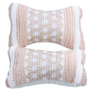 2Pcs Car Seat Pillow Breathable Car Head Neck Rest Cushion Headrest Auto Ca U2J6