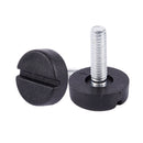Anti-slip Adjustable Furniture Levelling Feet M6 x 20mm Thread 12 pcs W4X7