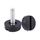 Anti-slip Adjustable Furniture Levelling Feet M6 x 20mm Thread 12 pcs W4X7