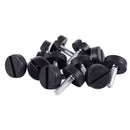 Anti-slip Adjustable Furniture Levelling Feet M6 x 20mm Thread 12 pcs W4X7