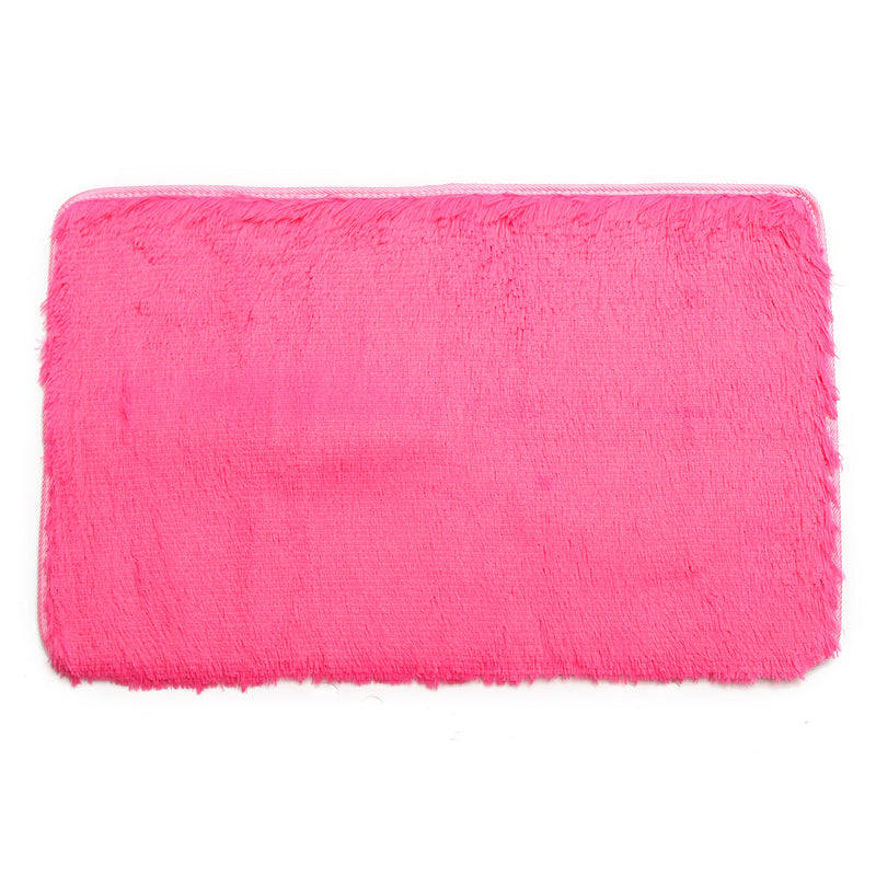 80x50cm Absrobent Shaggy Carpet Home Anti Slip Rug Bedroom Soft Mat