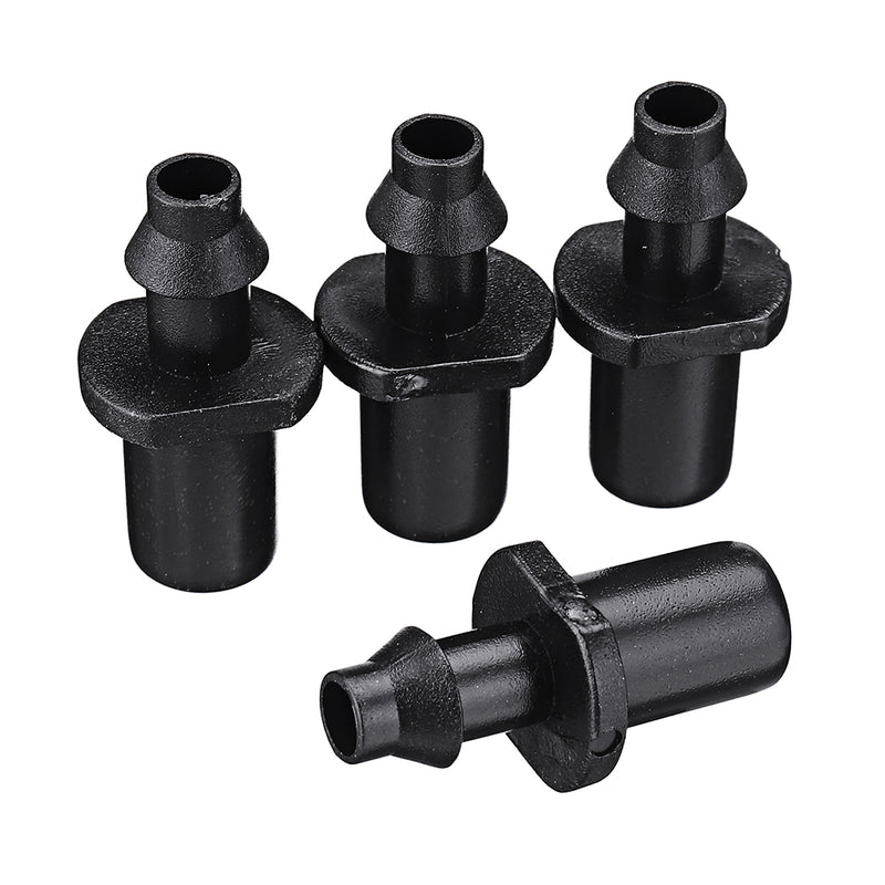 50Pcs 4/7mm Mist Spray Connector Garden Hose Single Barbed Joints Watering Micro Drip Irrigation System Nozzle Sprinklers Connect Fittings