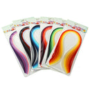 600 Strips 30 Colors Mixed Quilling Paper Art Origami Papercraft DIY Craft