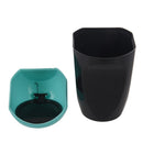 1pcs Multi-functional mini Rubbish Storage Spring cover Trash Can blue K7D8