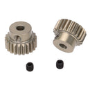 2Pcs 48DP 3.175mm 21T Motor Pinion Gear for RC Car Brushed Brushless Motor