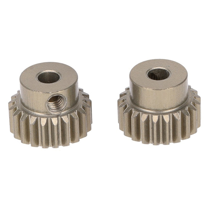 2Pcs 48DP 3.175mm 21T Motor Pinion Gear for RC Car Brushed Brushless Motor O1Q2