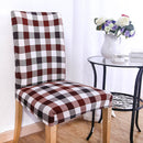 KCASA WX-PP3 Elegant Flower Elastic Stretch Chair Seat Cover Dining Room Home Wedding Decor