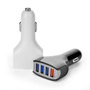 Bakeey 4 USB Port QC3.0 Fast Charge USB Car Charger for Samsung Xiaomi Huawei