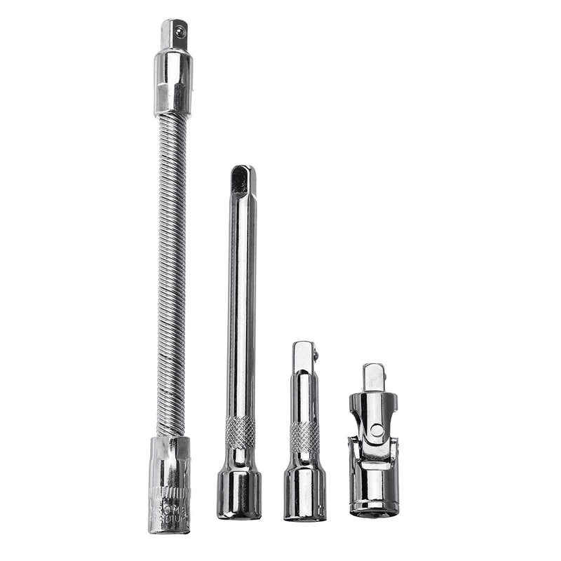 46pcs Assorted Socket Set Ratchet Tools Kit Torque Wrench Sets Maintenance W/ Box