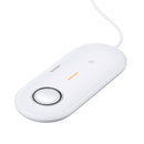 USAMS US-CD119 Double Coils 10W Qi Wireless Charger Phone Charger Earphone Charger Watch Charger for Qi-enabled Smart Phones Apple AirPods Pro Apple Watch Series 1 2 3 4 5