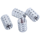 4pcs Car bikes Tire Valve Stems Cap Knurling Style for 8V1 US schrader valv W2F8