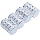 4pcs Car bikes Tire Valve Stems Cap Knurling Style for 8V1 US schrader valv W2F8