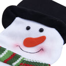 Christmas Decorations Countdown Calendar Nonwoven Bags Xmas Snowman O8L5