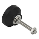 2Pcs Adjustable Threaded Pole Leveling Foot Furniture Glide M8x50mm B3R4