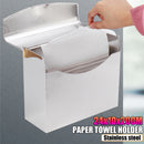 Stainless Steel Towel Dispenser Toilet Paper Holder Kitchen Bath Shelf Holder