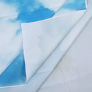 5x7ft White Clouds and Blue Sky Hot Air Balloon Photo Backgrounds no Wrinkl H8P5
