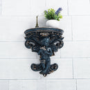 Retro Wall Hanging Flower Pot Angel Plaster Corbel Shelf Art Rococo Shelf Storage Decorations