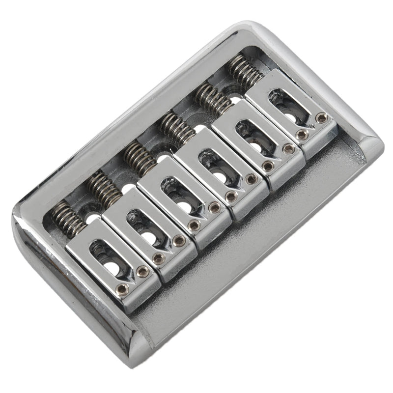 Musiclily 6 String Non-tremolo Hardtail Electric Guitar Bridge Saddle for S