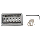 Musiclily 6 String Non-tremolo Hardtail Electric Guitar Bridge Saddle for S