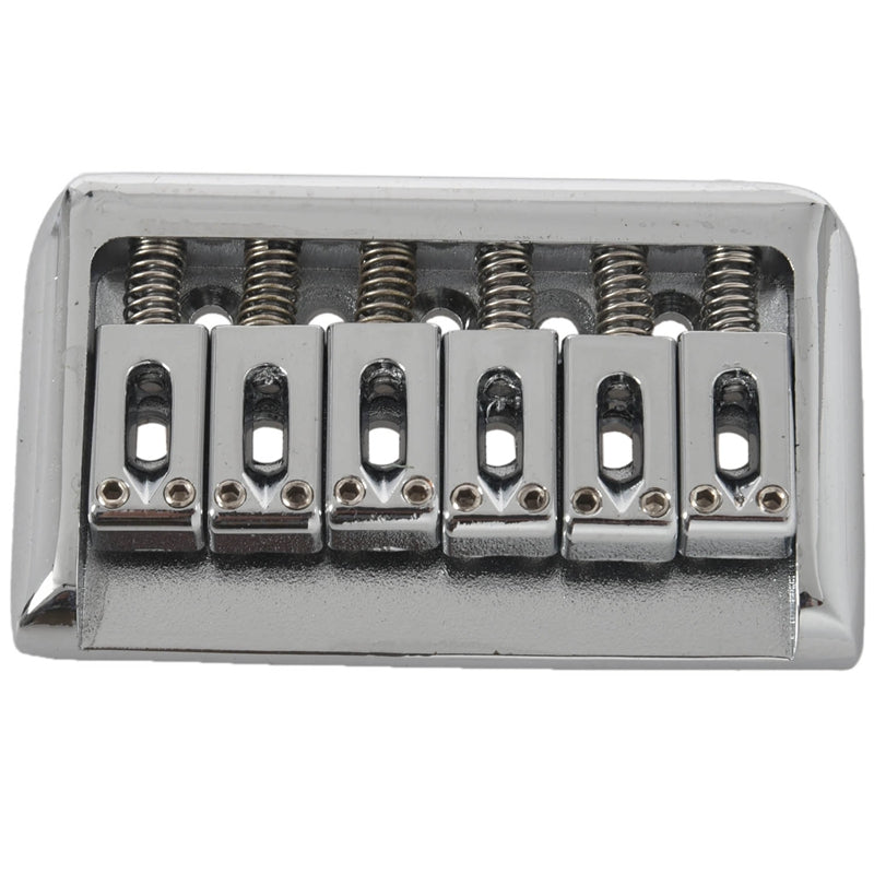 Musiclily 6 String Non-tremolo Hardtail Electric Guitar Bridge Saddle for S