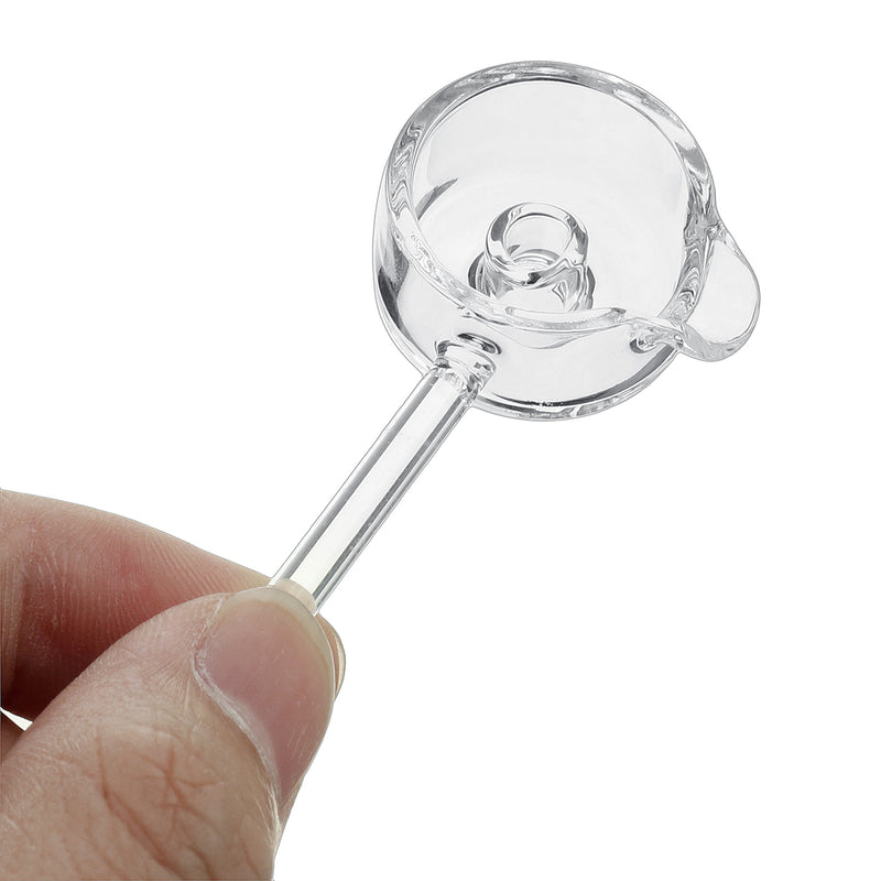 2PCS Clear Glass Carb Cap For Quartz Banger Nail Titanium Nail