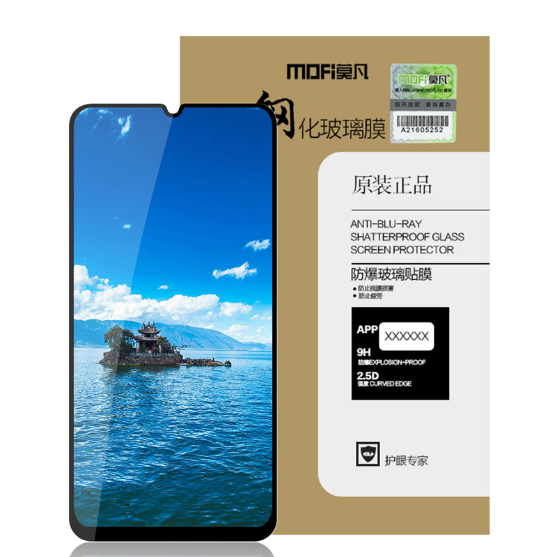 Mofi 2.5D Curved Edge Tempered Glass Screen Protector For Samsung Galaxy A50 2019 Full Screen Film