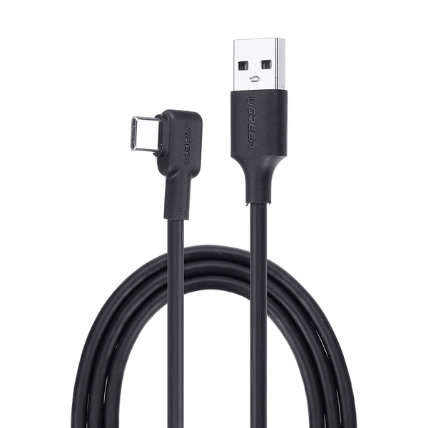 Ugreen US307 90 Degree Type C 5A Fast Charge Data Cable For Smartphone Tablet 2M