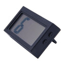 Automotive Digital Car LCD Clock Self-Adhesive Stick On Time Portable, blac D8O4