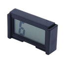 Automotive Digital Car LCD Clock Self-Adhesive Stick On Time Portable, blac D8O4