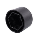 20pcs 17mm Black Plastic Wheel Nut Bolt Caps Covers Replacement Repair
