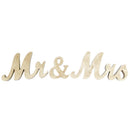 Mr & Mrs Sign Wedding Sweetheart Table Decorations for Wedding Photo Props