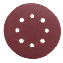 50pcs 125mm 8 Holes Hook Loop Sanding Discs 40/60/80/100/120 Grit Sander Pad Set