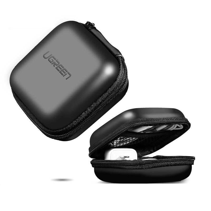Ugreen Storage Bag Earphone Case Hard Earbuds Cover For Airpods Earpods Xiaomi Airdots Wireless bluetooth Earphone Accessories
