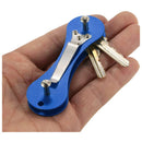 New Aluminum Smart Key Holder Organizer Clip Folder Keychain Pocket Tool, B