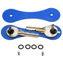 New Aluminum Smart Key Holder Organizer Clip Folder Keychain Pocket Tool, B