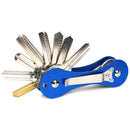 New Aluminum Smart Key Holder Organizer Clip Folder Keychain Pocket Tool, B