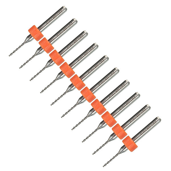 10pcs 3.175mm Shank 1.0mm Micro PCB Drill Bit Print Circuit Board Carbide CNC Engraving Tool