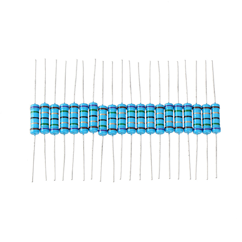 20pcs 2W 75R Metal Film Resistor Resistance 1% 75 ohm Resistor