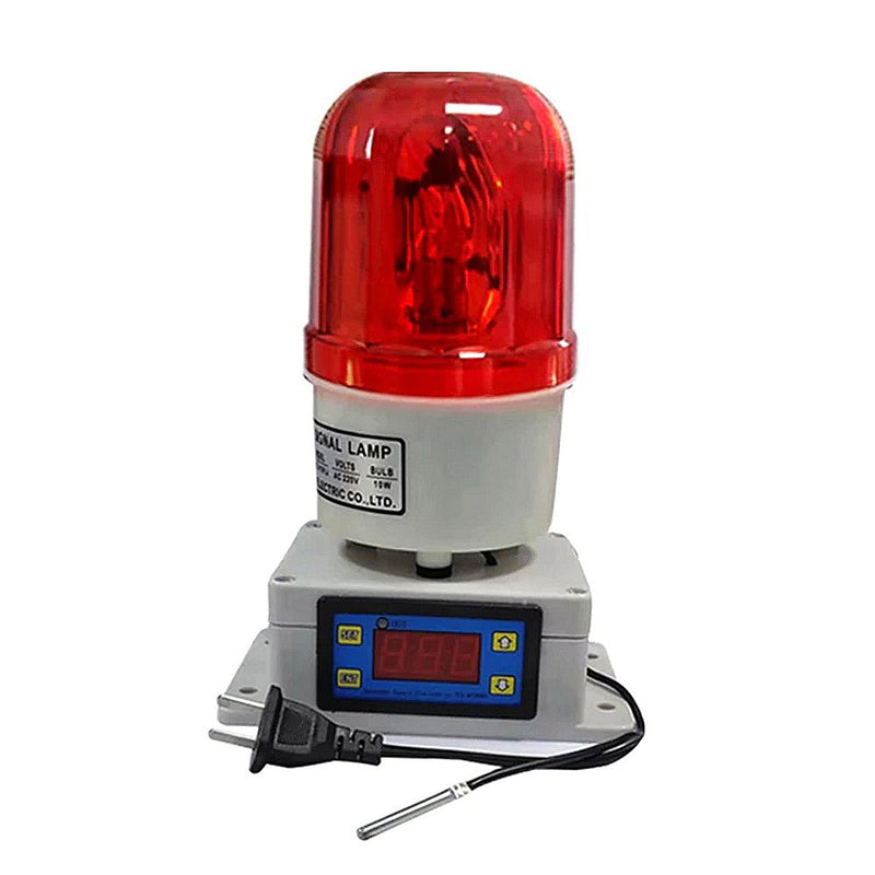 ZFX-B1308 Temperature Alarm Thermostat Machine Room Farm Oven Temperature Alarm High and Low Temperature Alarm 110-220V US Plug