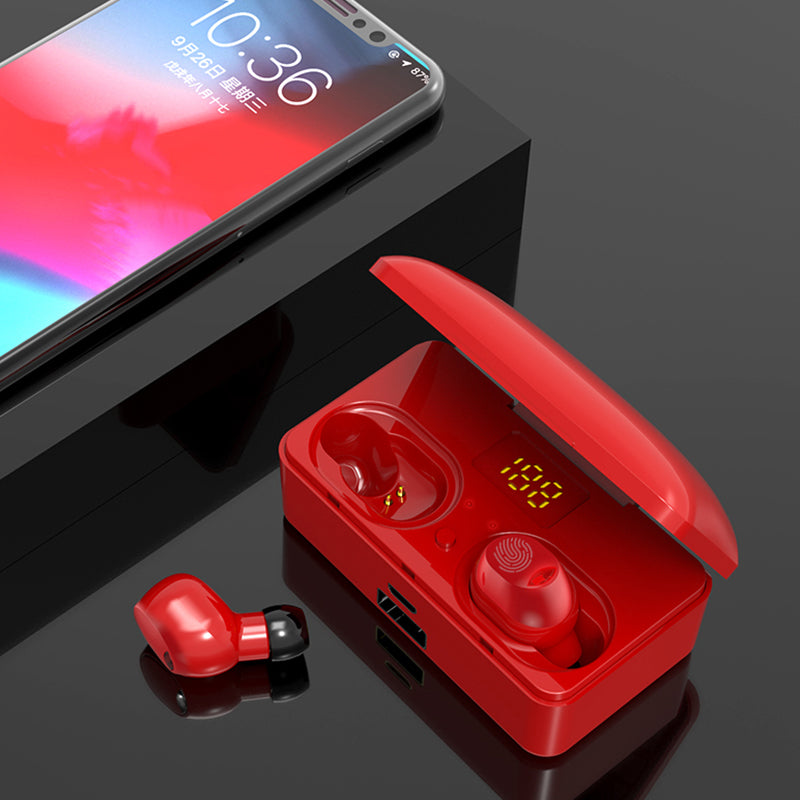 TWS Mini bluetooth 5.0 Digital Noise Cancelling Earphone Smart Touch Waterproof Wireless Stereo Headphones for Xiaomi Huawei