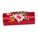 Retro cloth Embroidered Flower Design Lipstick Case Holder Box with Mirror X2B4