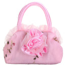 Children Flower Bag Handbag Purse Fashion Gift Clutch Purse Tote, Pink F7I2