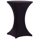Hotel Wedding Stretch Table Set Cocktail Table Set(black)60*110cm