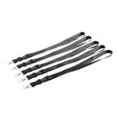 5 Pack Neck Lanyards with Detachable Buckle for Mobile Cell Phones, Music D