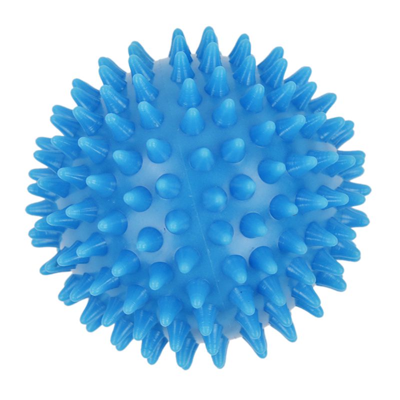 Spiky Massage Ball, Hard Stress Ball 7.5cm for Fitness Sport Exercise (sky  H1C9