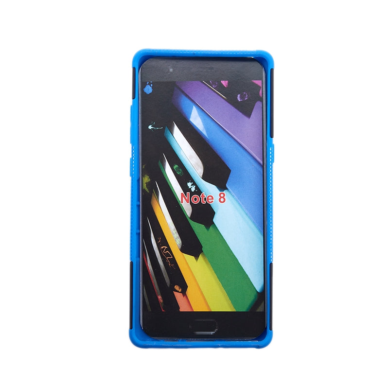 Hard TPU+PC Hybrid Armor Shockproof Protective Case Cover with Kickstand fo J2F6