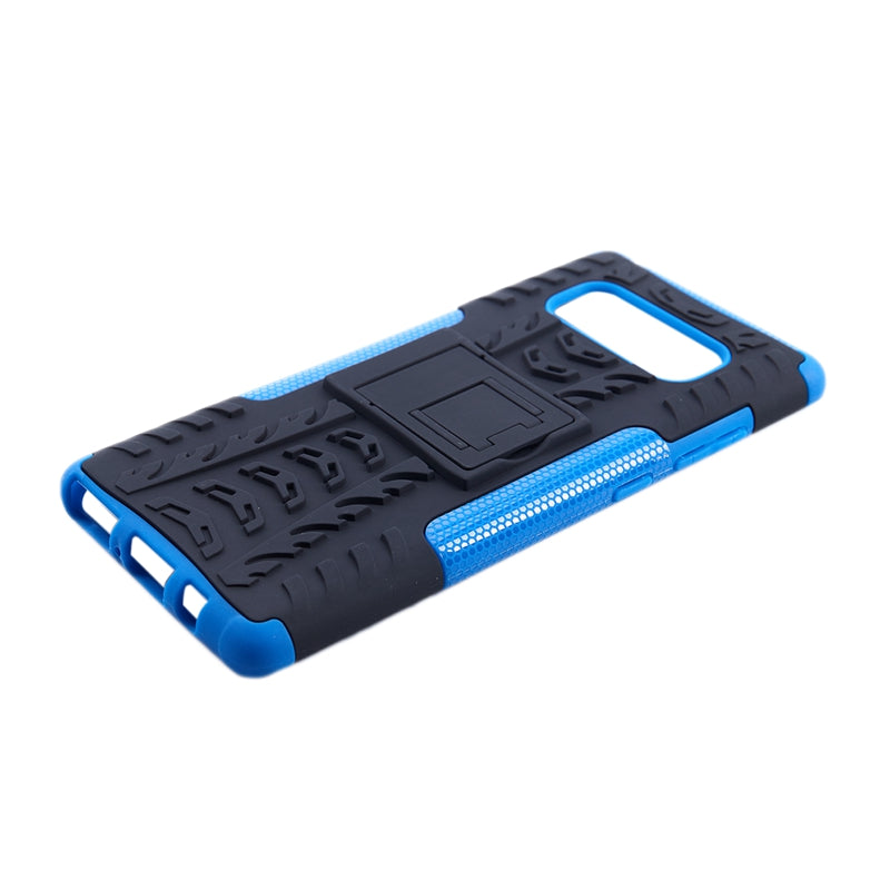 Hard TPU+PC Hybrid Armor Shockproof Protective Case Cover with Kickstand fo J2F6