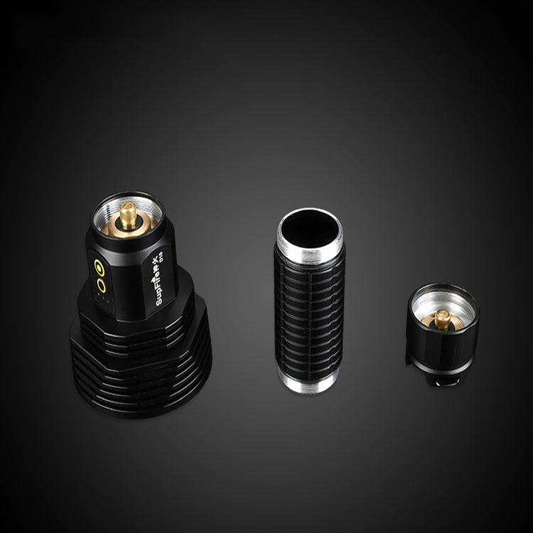 SupFire D10 XML2 1100Lumens Dual Lamp Dual Switch 5Modes USB Rechargeable LED Flashlight 18650/26650 Flashlight with Tail Magnet